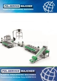 nya maskiner, begagnade extruderare, mjukningssystem, produktionslinjer i Polen